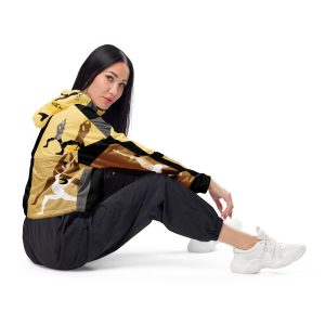 WARRIOR 1-2-3 Women’s Cropped Windbreaker