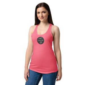 Lf Show Up Women’s fitted racerback tank top
